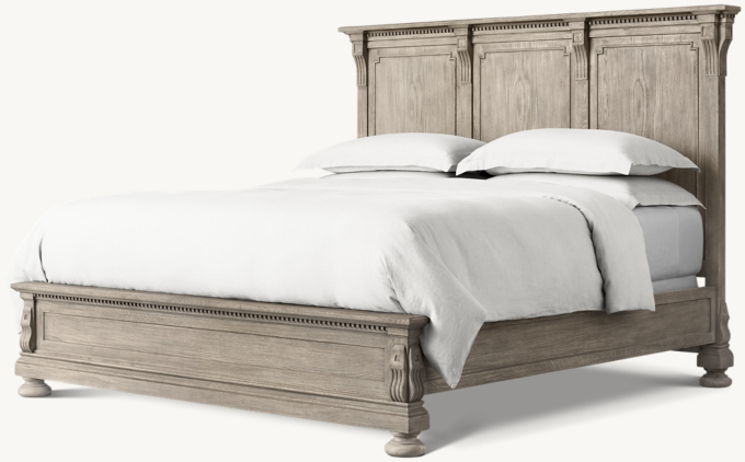 Restoration hardware king size bed discount