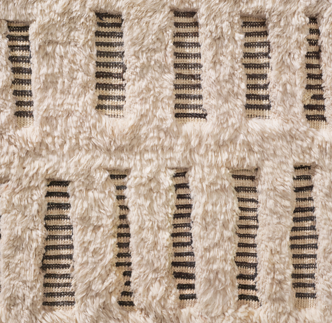 Detail view of Allali Wool Rug 