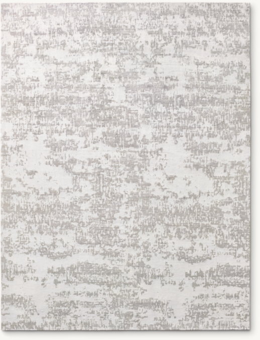 Overhead view of Faris Wool & Silk Rug 