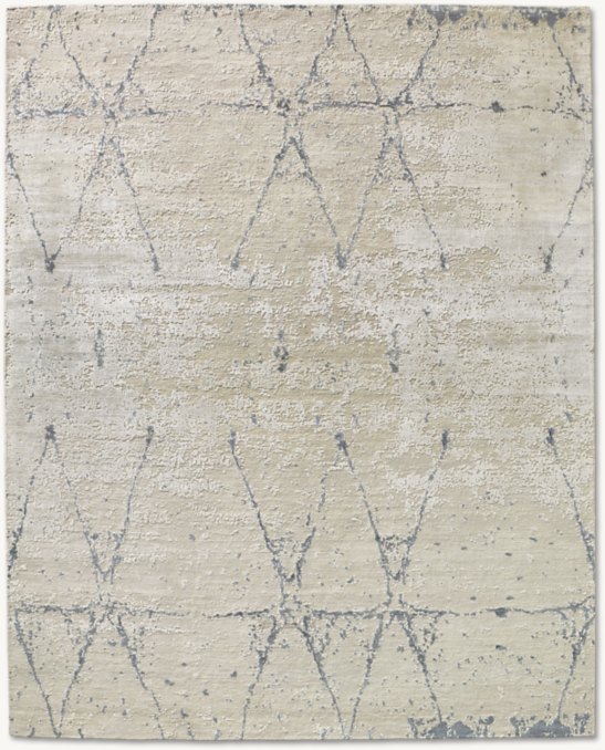 Overhead view of Savona Wool & Silk Rug 