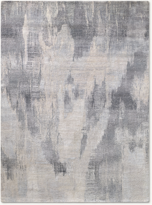 Overhead view of Ashoka Silk & Wool Rug 