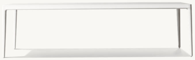 Laurel Aluminum Rectangular Dining Table