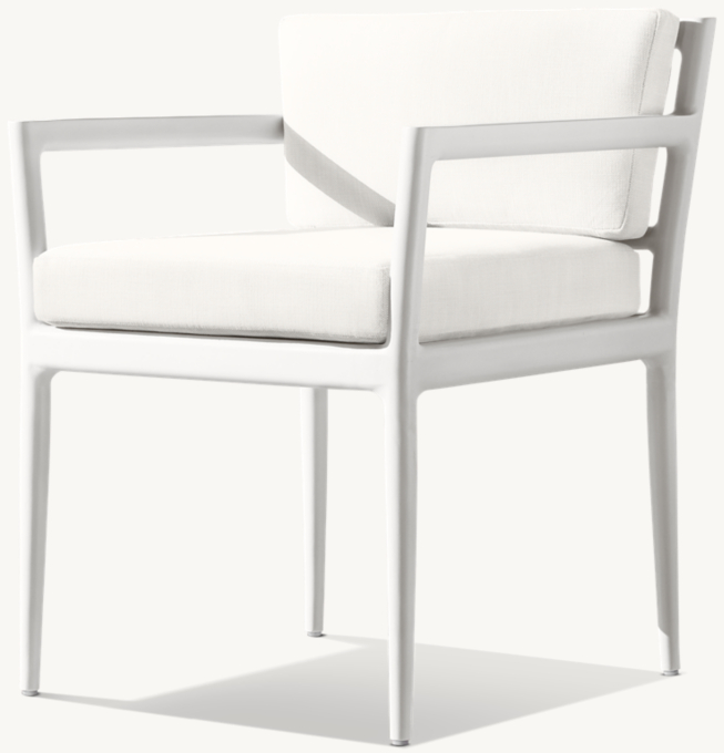 Laurel Aluminum Dining Armchair