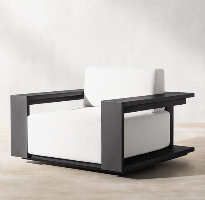 Bahia Aluminum Swivel Lounge Chair