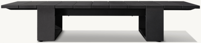 Bahia Aluminum Rectangular Coffee Table