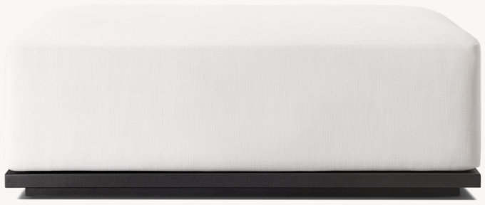 Bahia Aluminum Ottoman