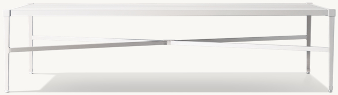 Trousdale Cast Aluminum Rectangular Coffee Table