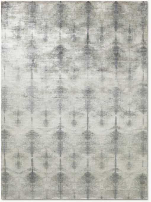Overhead view of Adela Wool & Silk Rug 