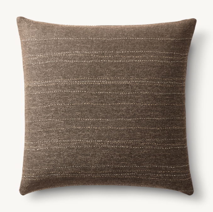 Kuba Cloth Pickstitch Outdoor Pillow Cover - Square | RH