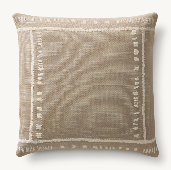 Ojai Framed Outdoor Pillow Cover - Square