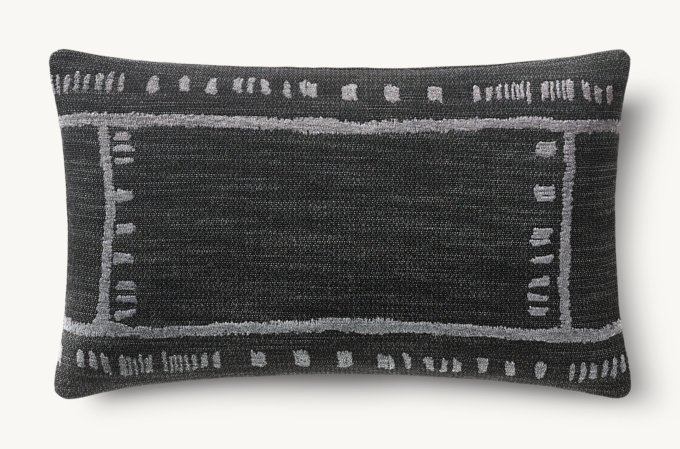 Ojai Framed Outdoor Pillow Cover - Lumbar