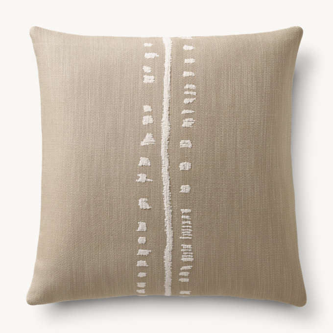 Ojai Center Stripe Outdoor Pillow Cover - Square