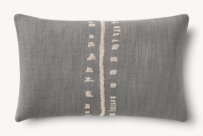 Ojai Center Stripe Outdoor Pillow Cover - Lumbar