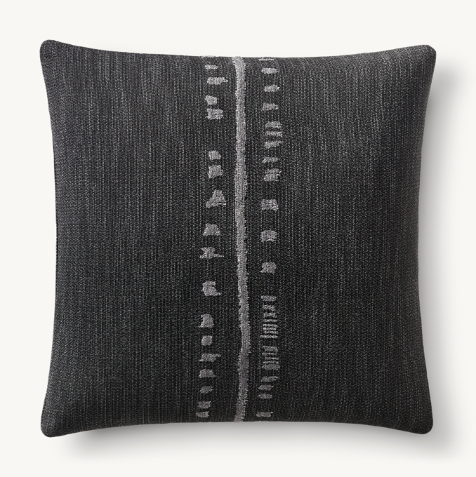 Ojai Center Stripe Outdoor Pillow Cover - Square