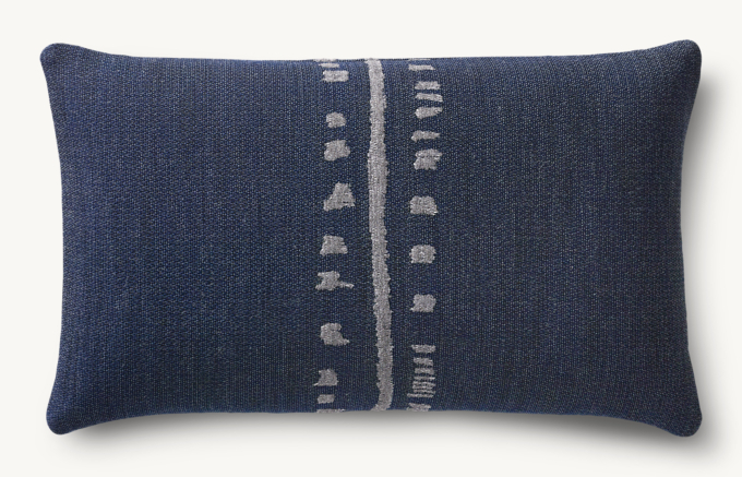 Ojai Center Stripe Outdoor Pillow Cover - Lumbar