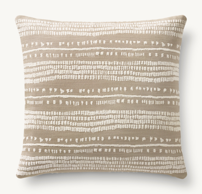 Ojai Stripe Outdoor Pillow Cover - Square
