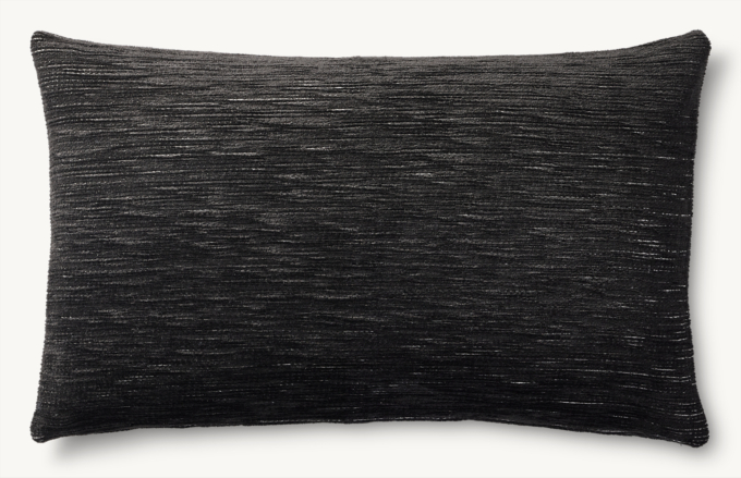 Geometric Solid Outdoor Pillow Cover - Lumbar