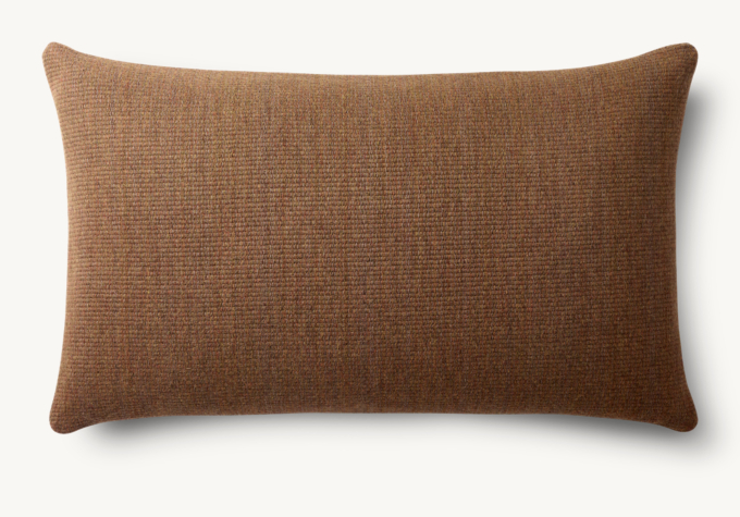 Mojave Solid Outdoor Pillow Cover - Lumbar