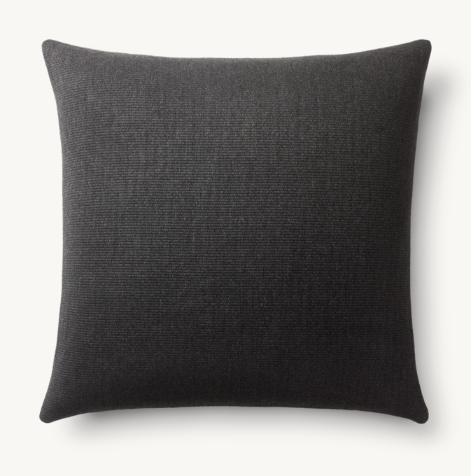 Mojave Solid Outdoor Pillow Cover - Square