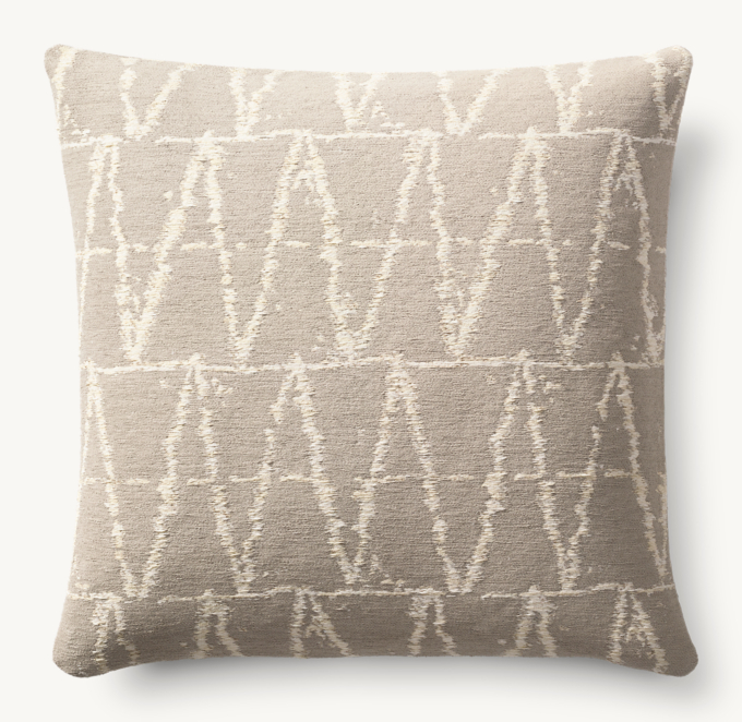 Savona Moroccan Allover Geometric Outdoor Pillow Cover - Square