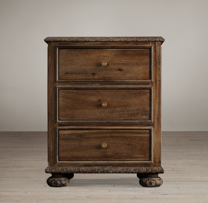 French Empire 24" Closed Nightstand