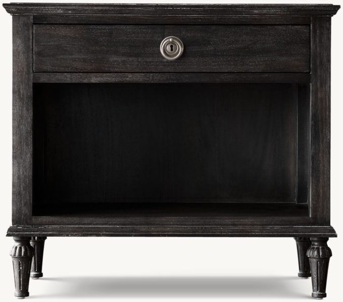 Front view of Maison Open Nightstand 