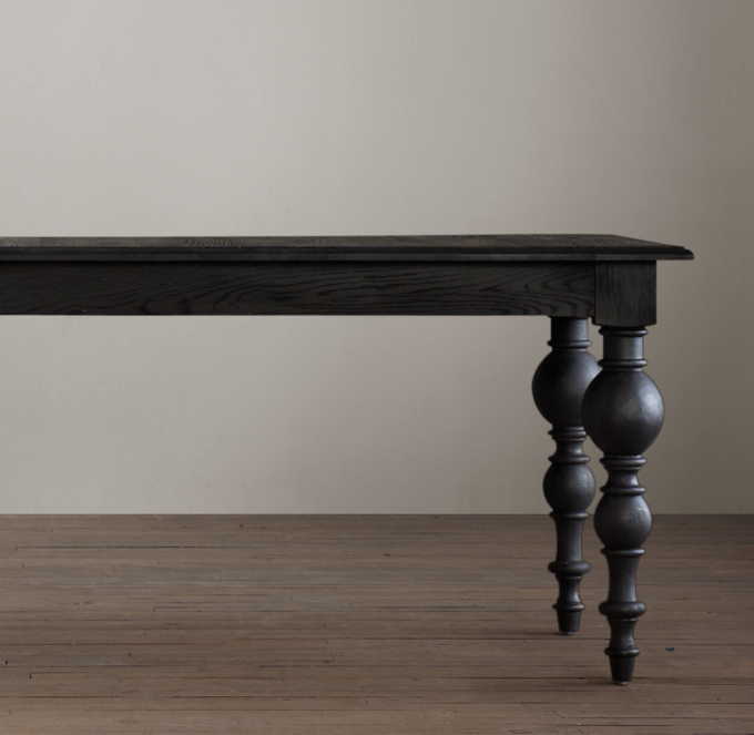 Grand Baluster Rectangular Extension Dining Table