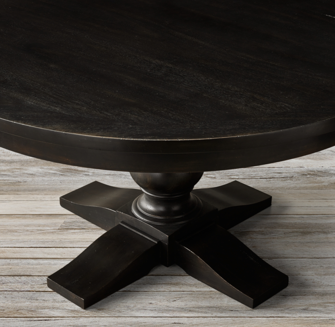17th C. Monastery Round Dining Table RH