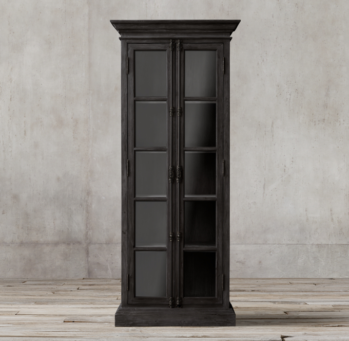 French Casement Narrow Double Door Cabinet