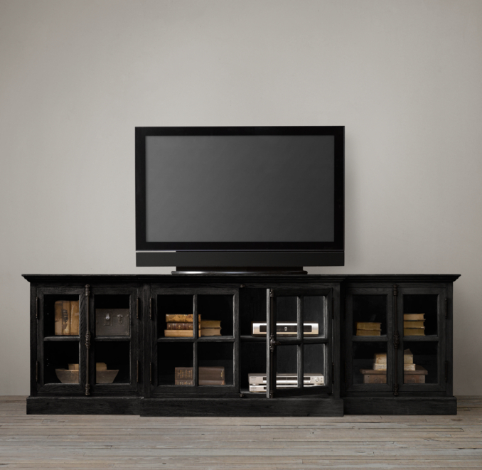 French Casement 100" Media Console