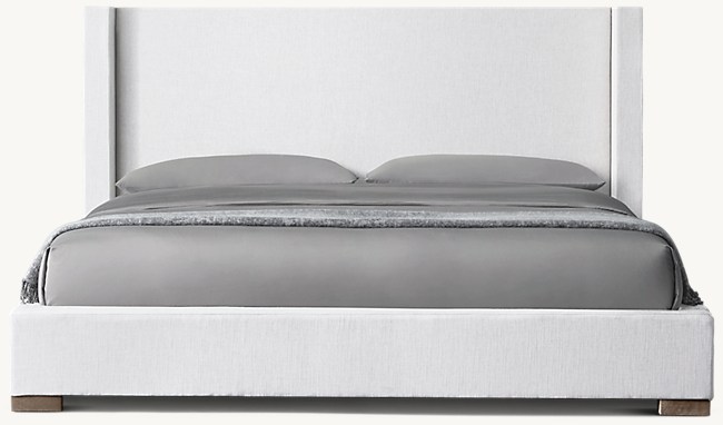 Modena Fabric Nontufted Shelter, Esdale Modern & Contemporary King Upholstered Platform Bed