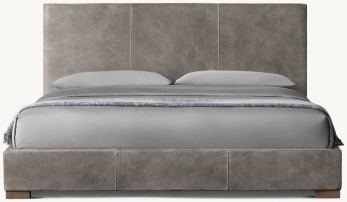 Modena panel nontufted fabric shop platform bed