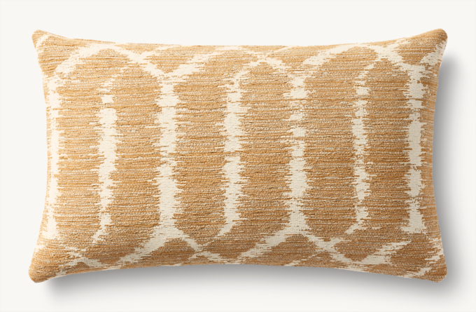 Bayan Ikat Outdoor Pillow Cover - Lumbar