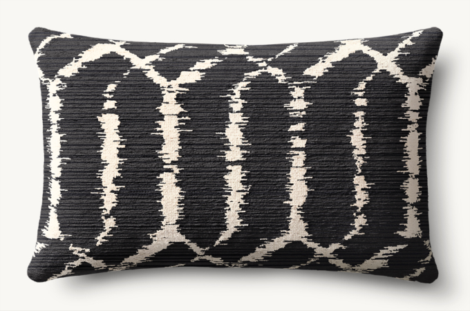 Bayan Ikat Outdoor Pillow Cover - Lumbar