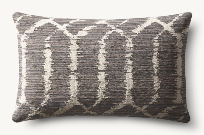 Bayan Ikat Outdoor Pillow Cover - Lumbar