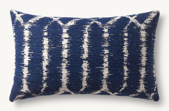 Bayan Ikat Outdoor Pillow Cover - Lumbar