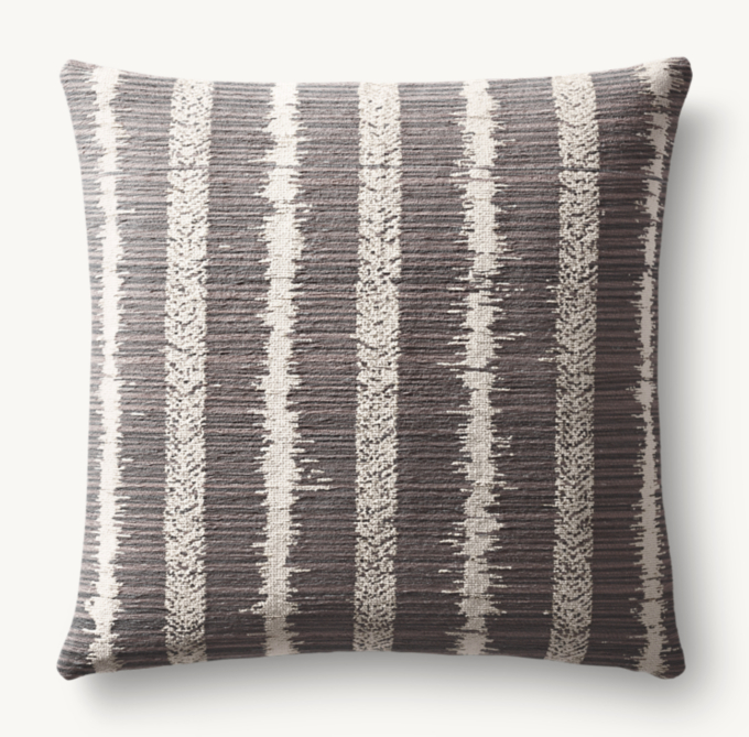 Bayan Stripe Outdoor Pillow Cover - Square