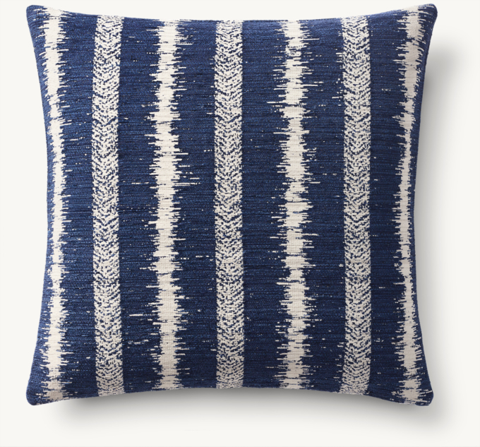 Bayan Stripe Outdoor Pillow Cover - Square