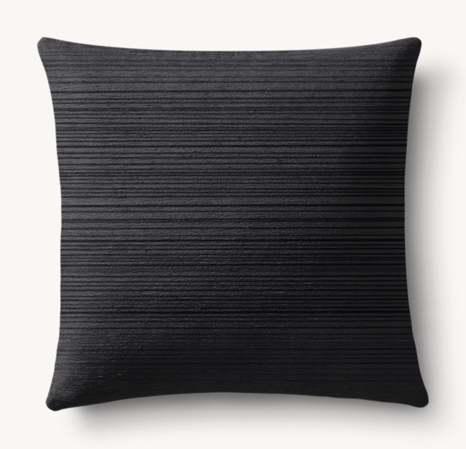 Bayan Striated Outdoor Pillow Cover - Square