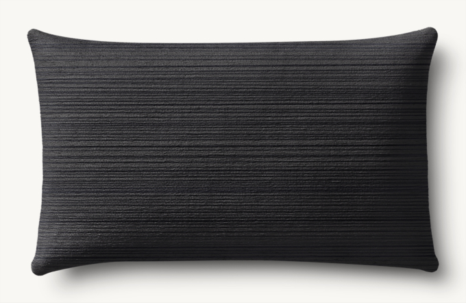 Bayan Striated Outdoor Pillow Cover - Lumbar