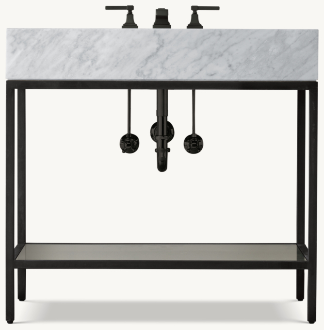 Hudson Metal Single Washstand