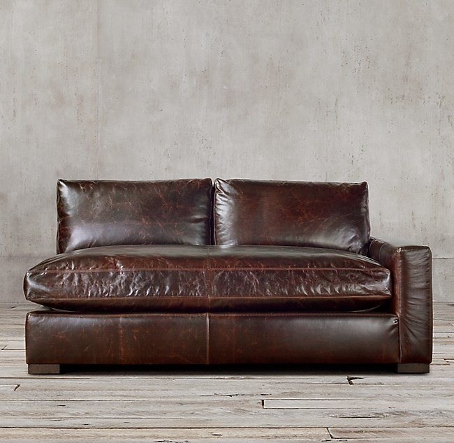 Maxwell Leather Right Arm Sofa, Restoration Hardware Maxwell Leather Sofa Reviews