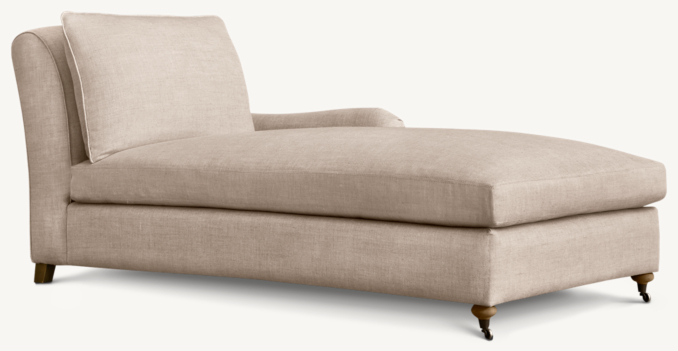 Shown in Sand Classic Belgian Linen.