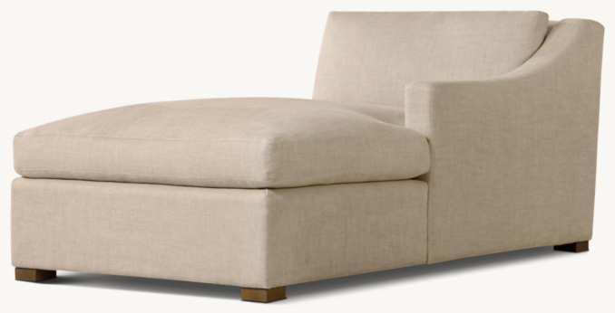 Belgian Classic Slope Arm Right-Arm Chaise 