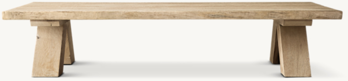 Oak Brûlé Live-Edge Coffee Table