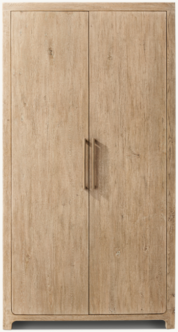 Shown in Aged Greige Oak.