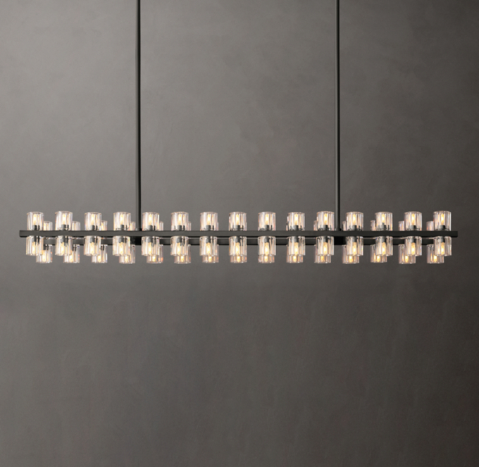 Arcachon LED Rectangular Chandelier 54\"