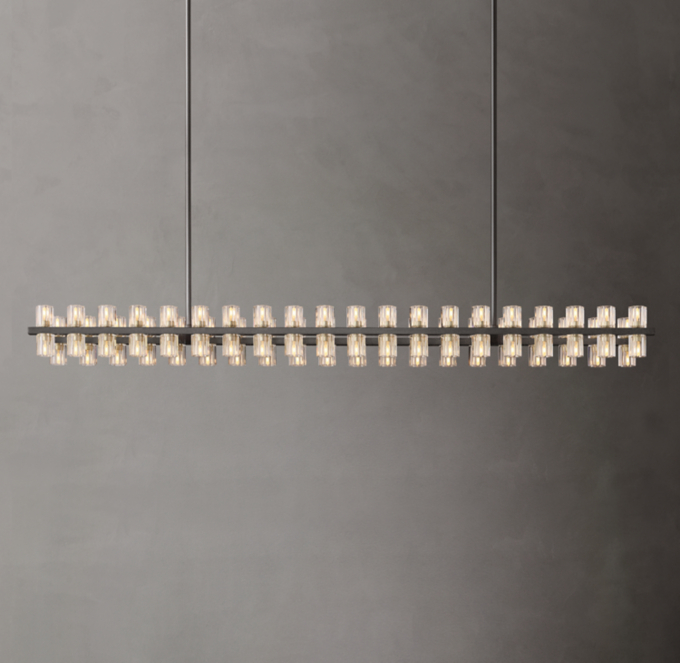 Arcachon LED Rectangular Chandelier 72\"