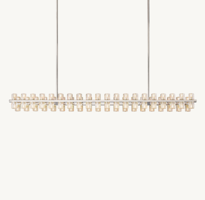 Arcachon LED Rectangular Chandelier 72\"