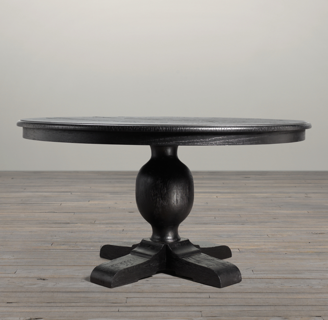 French Urn Pedestal Round Dining Table